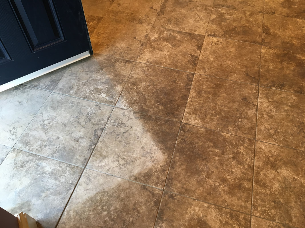 restored ceramic tile floor image
